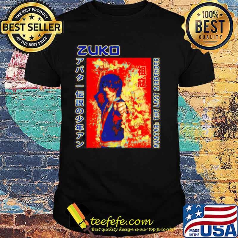 Avatar The Last Airbender Zuko shirt Avatar The Last Airbender Zuko shirt