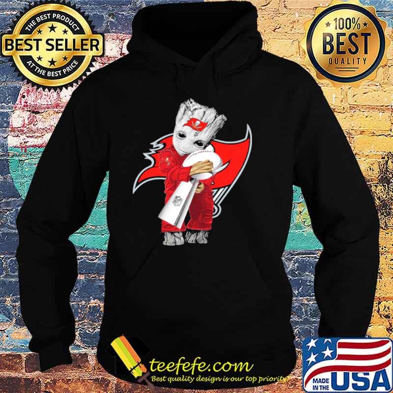 Baby Groot hug Lv Super Bowl Tampa Bay Buccaneers 2021 Hoodie Baby Groot hug Lv Super Bowl Tampa Bay Buccaneers 2021 Hoodie