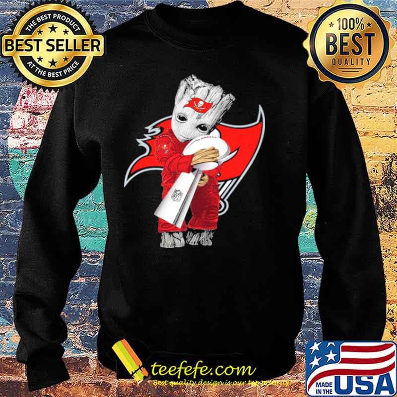 Baby Groot hug Lv Super Bowl Tampa Bay Buccaneers 2021 Sweater Baby Groot hug Lv Super Bowl Tampa Bay Buccaneers 2021 Sweater
