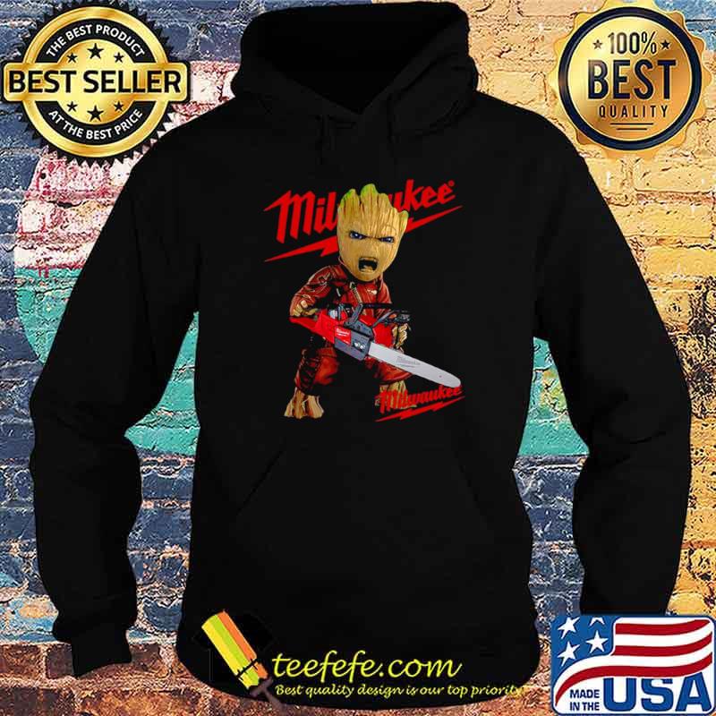 Baby Groot Hug Milwaukee Hoodie Baby Groot Hug Milwaukee Hoodie
