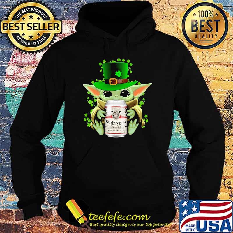 Baby Yoda Hug Budweiser Irish Patricks Day Shirt Hoodie Baby Yoda Hug Budweiser Irish Patricks Day Shirt Hoodie