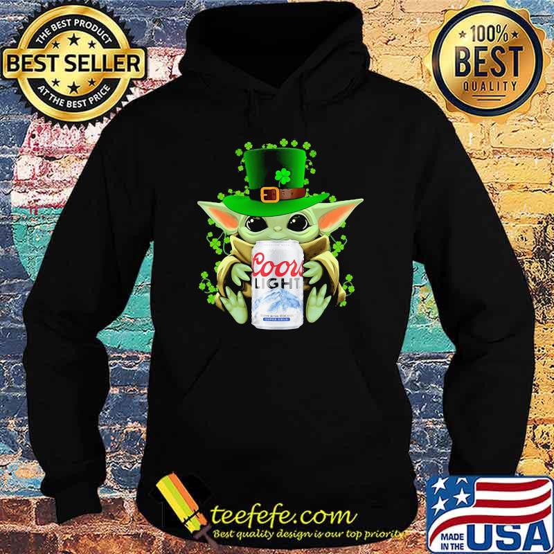 Baby Yoda Hug Coor Light Irish Patricks Day Shirt Hoodie Baby Yoda Hug Coor Light Irish Patricks Day Shirt Hoodie