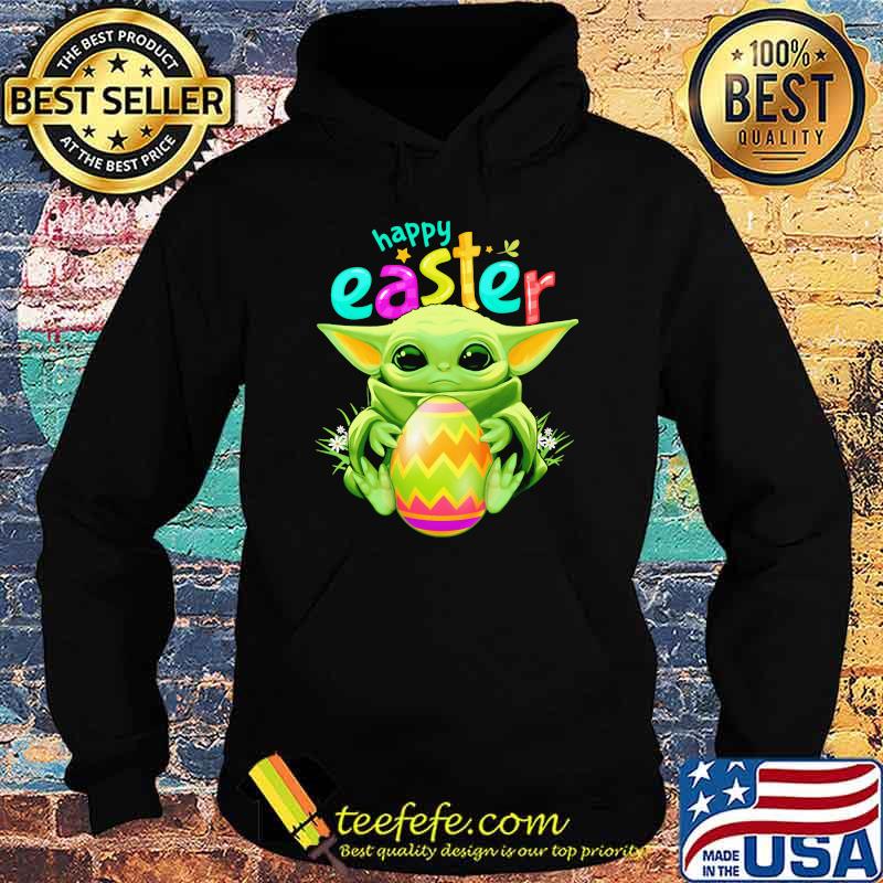 Baby Yoda Hug Egg Happy Easter Day Shirt Hoodie Baby Yoda Hug Egg Happy Easter Day Shirt Hoodie