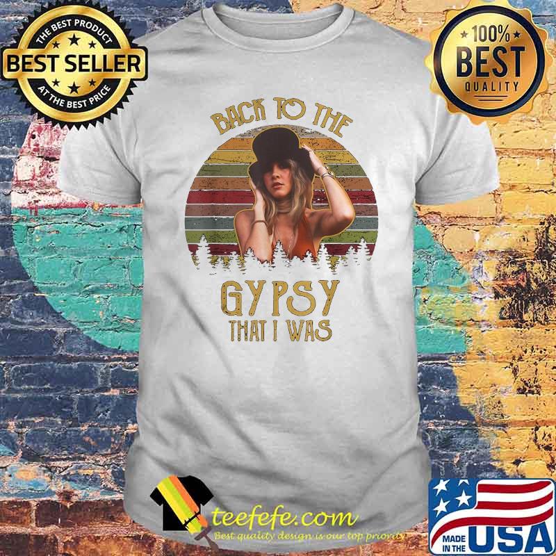 Back To The Gypsy That I Was Stevie Tees Nicks March Rock On Vintage Sunset Shirt Back To The Gypsy That I Was Stevie Tees Nicks March Rock On Vintage Sunset Shirt