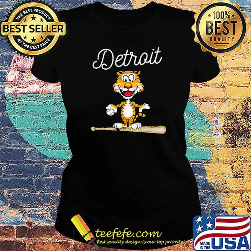 Baseball-Distressed-1-Tiger-Mascot-Shirt Ladies tee Baseball-Distressed-1-Tiger-Mascot-Shirt Ladies tee