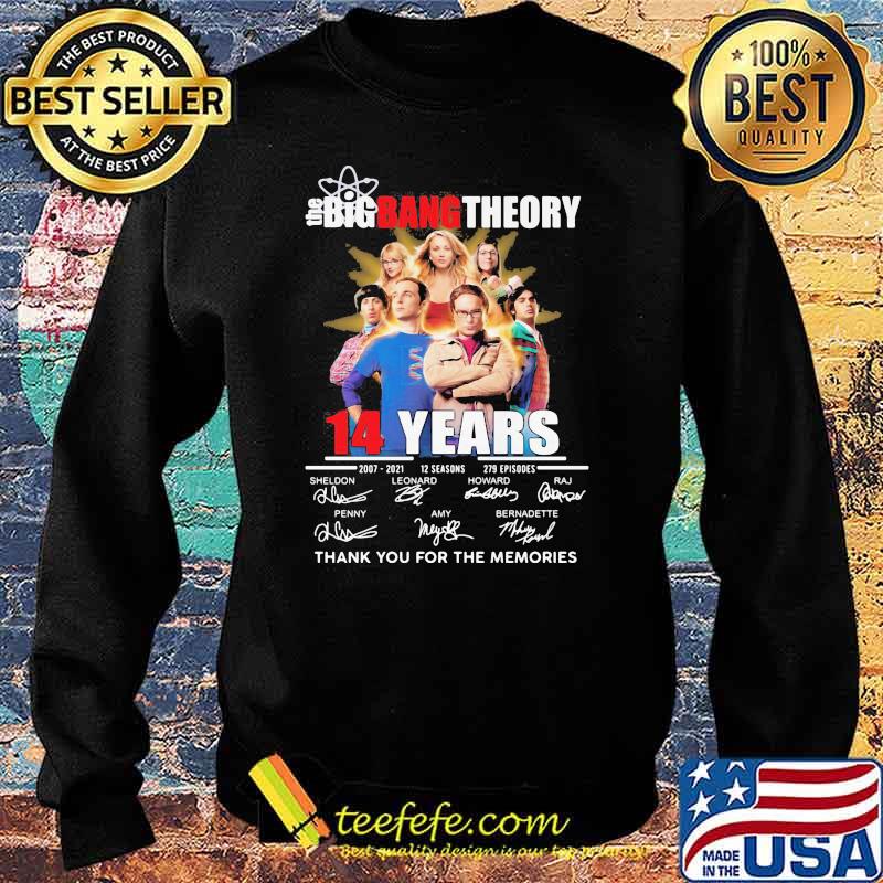 Bigbang Theory 14 Years Thank You For The Memories Shirt Sweater Bigbang Theory 14 Years Thank You For The Memories Shirt Sweater