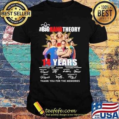 Bigbang Theory 14 Years Thank You For The Memories Shirt