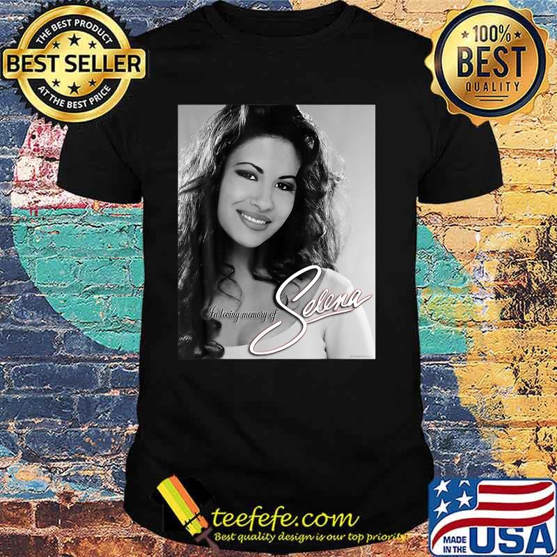Black White Selenas Quintanilla Love Music Signature Shirt
