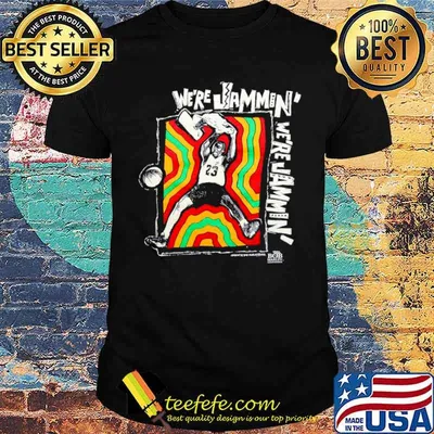 Bob Marley Michael Jordan We’re Jammin shirt