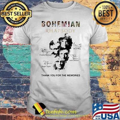 Bohemian Rhapsody Thank You For The Memories Signature Shirt