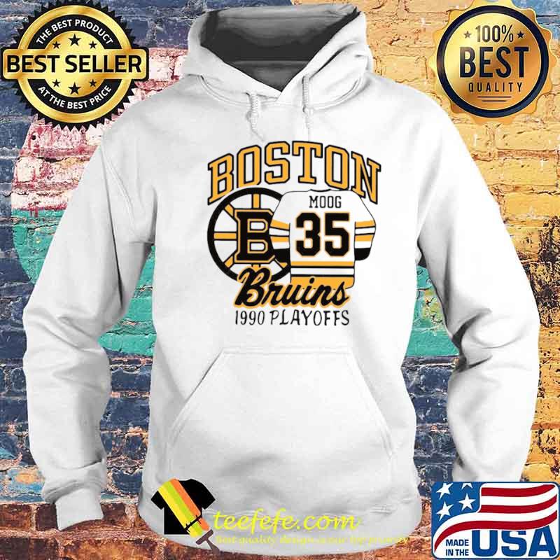 Boston Moog 35 Bruins 1990 playoffs Hoodie Boston Moog 35 Bruins 1990 playoffs Hoodie