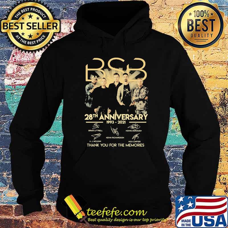 Bsb 28th Anniversary 1993 2021 Thank You For The Memories Signature Shirt Hoodie Bsb 28th Anniversary 1993 2021 Thank You For The Memories Signature Shirt Hoodie