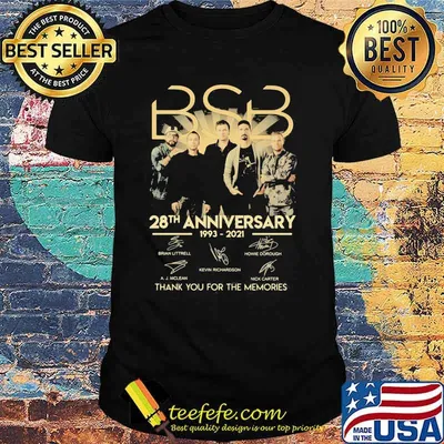 Bsb 28th Anniversary 1993 2021 Thank You For The Memories Signature Shirt
