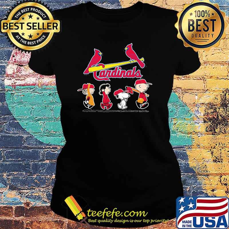 Cardinals Football Snooy Charlie And Friends Shirt Ladies tee Cardinals Football Snooy Charlie And Friends Shirt Ladies tee