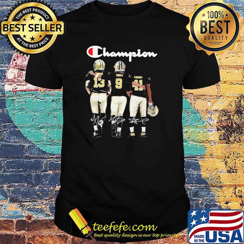 Champion With Player New Orleans Saints Signature Shirt