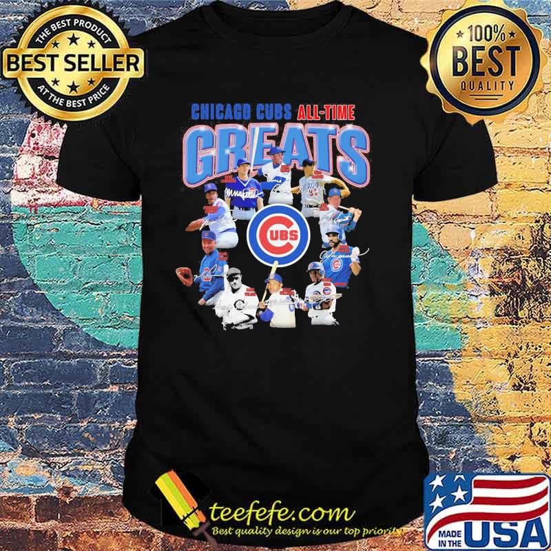 Chicago Cubs All Time Greats Signature Shirt
