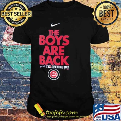 Chicago Cubs Nike Royal 2021 Opening Day Phrase shirt
