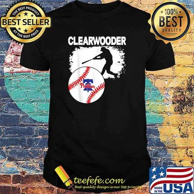 Clearwooder Philly Baseball Tee Clearwater Shirt