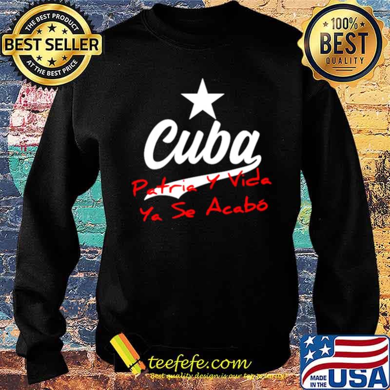 Cuba Vida Cuba Patria Se Acabó El Silencio Sweater Cuba Vida Cuba Patria Se Acabó El Silencio Sweater