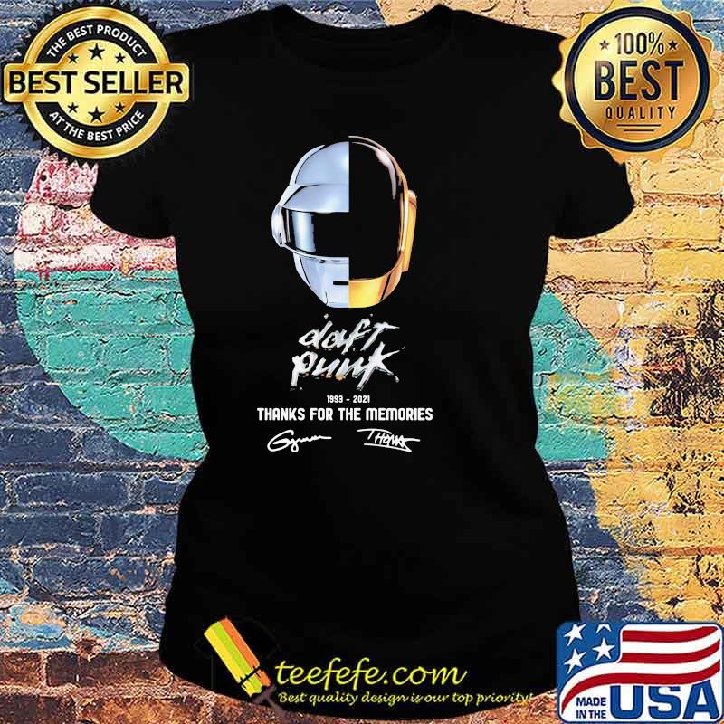 Daft Punk 1993 2021 28th Thank You For The Memories Shirt Ladies tee Daft Punk 1993 2021 28th Thank You For The Memories Shirt Ladies tee