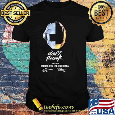 Daft Punk 1993 2021 28th Thank You For The Memories Shirt