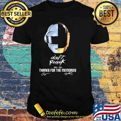 Daft Punk 1993 2021 Thanks For The Memories Shirt