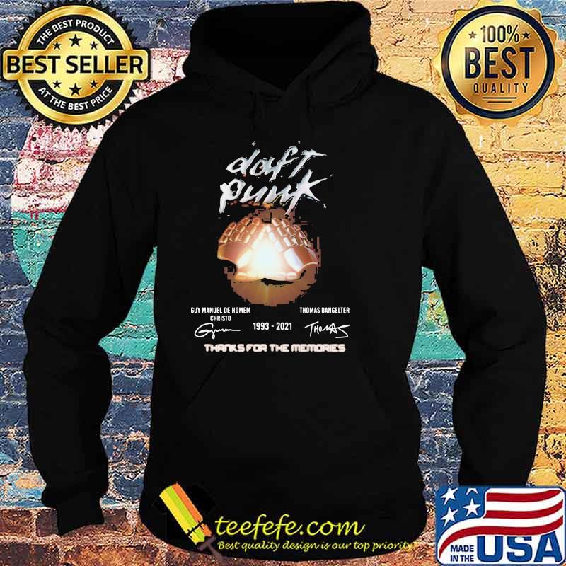 Daft Punk 1993 2021 Thanks For The Memories Signature Shirt Hoodie Daft Punk 1993 2021 Thanks For The Memories Signature Shirt Hoodie