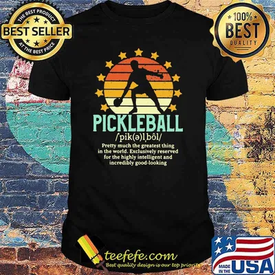 Definition Pickleball Star Vintage Sunset Shirt