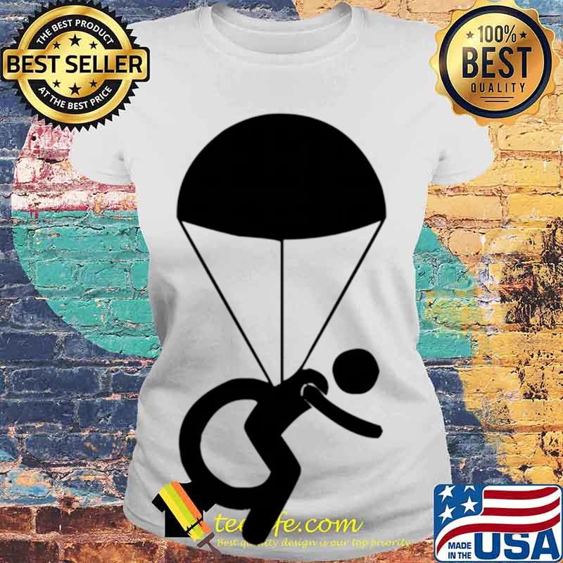 Disabled Skydiver Parachute Wheelchair Symbol Shirt Laides tee Disabled Skydiver Parachute Wheelchair Symbol Shirt Laides tee