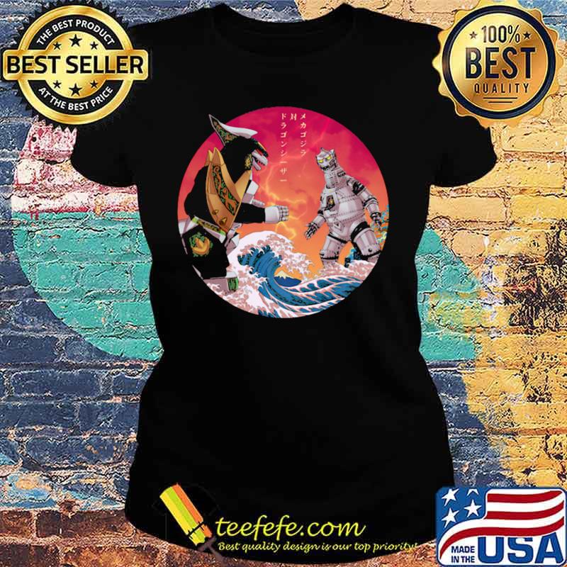 Discover Japan Mechagodzilla Vs Godzilla Ladies tee Discover Japan Mechagodzilla Vs Godzilla Ladies tee