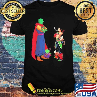 Dragonball With Son Goku Vs Pikkoro Daimao Shirt