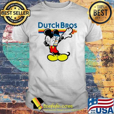 Dutch Bros Coffee Mickey Mouse Disney Shirt
