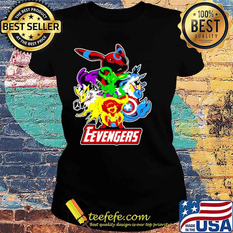 Evengers Pokemon Ladies tee Evengers Pokemon Ladies tee