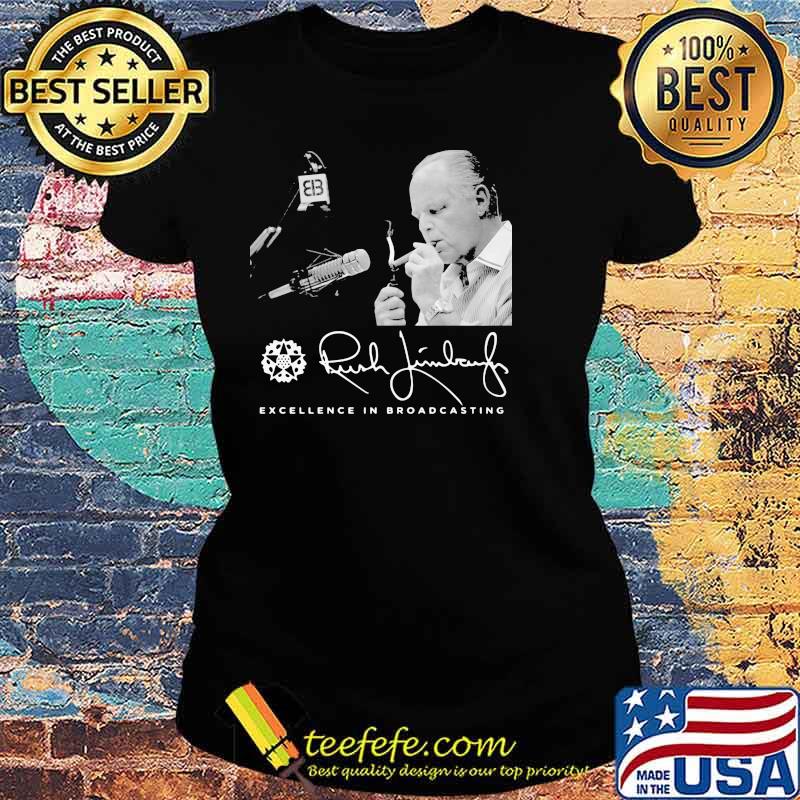 Excellence In Broadcasting Rush Limbaugh 1951 2021 Shirt Ladies tee Excellence In Broadcasting Rush Limbaugh 1951 2021 Shirt Ladies tee