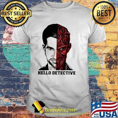 Fancy Hello Detective Men And Evil One Person Horror Shirt