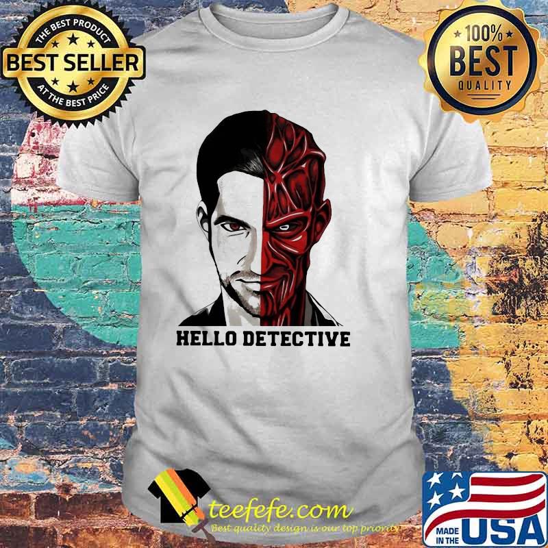 Fancy Hello Detective Men And Evil One Person Horror Shirt