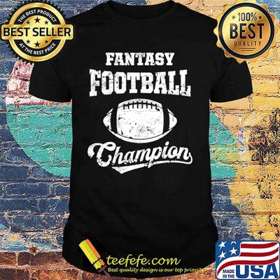Fantasy Football Champion Funny League Draft Party Champ shirt
