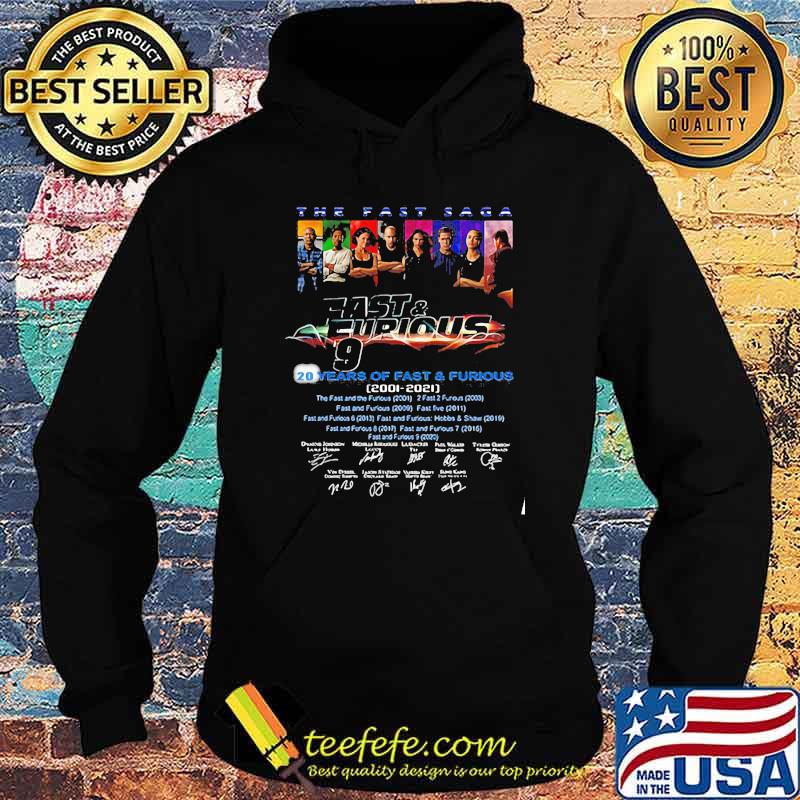 Fast And Furious 20 Years Of 2001 2021 Signature Shirt Hoodie Fast And Furious 20 Years Of 2001 2021 Signature Shirt Hoodie