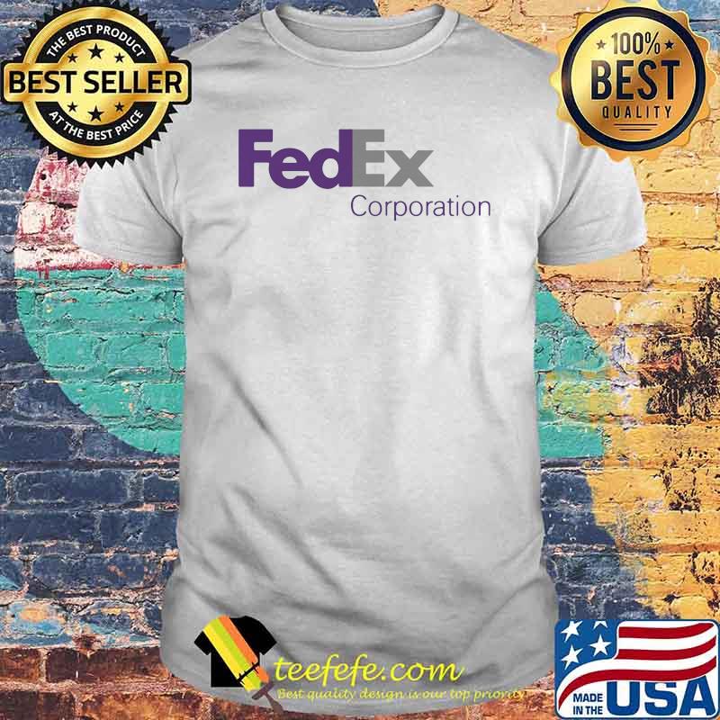 Fedex Corporation Logo Purple Shirt