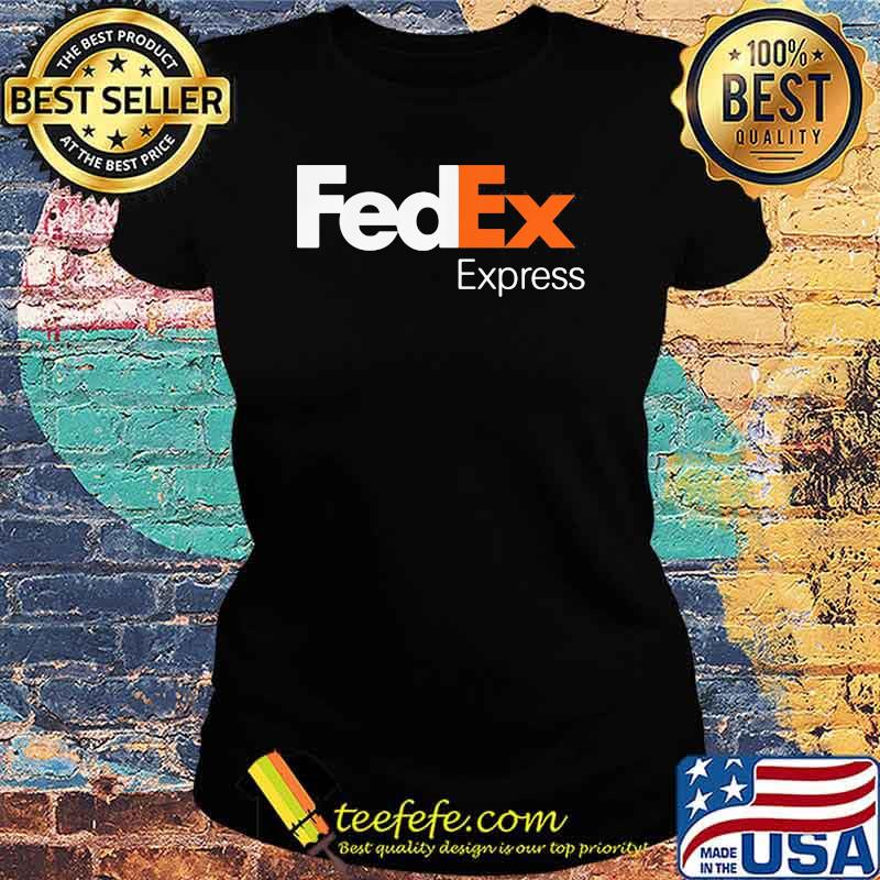 Fedex Express Logo White Orange Shirt Ladies tee Fedex Express Logo White Orange Shirt Ladies tee