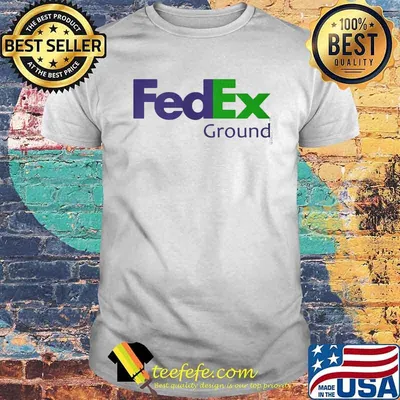 Fedex Ground Logo Blue Green Shirt