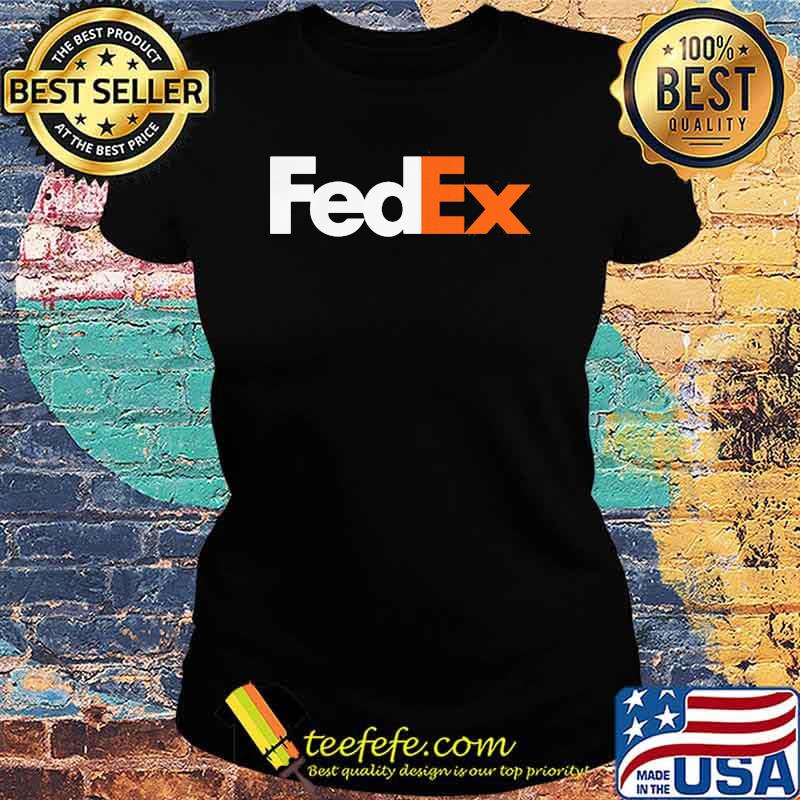 Fedex Logo White Orange Shirt Ladies tee Fedex Logo White Orange Shirt Ladies tee
