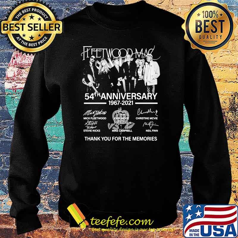 Fleetwood Mac 54th Anniversary 1967 2021 Thank You For The Memories Signature Shirt Sweater Fleetwood Mac 54th Anniversary 1967 2021 Thank You For The Memories Signature Shirt Sweater