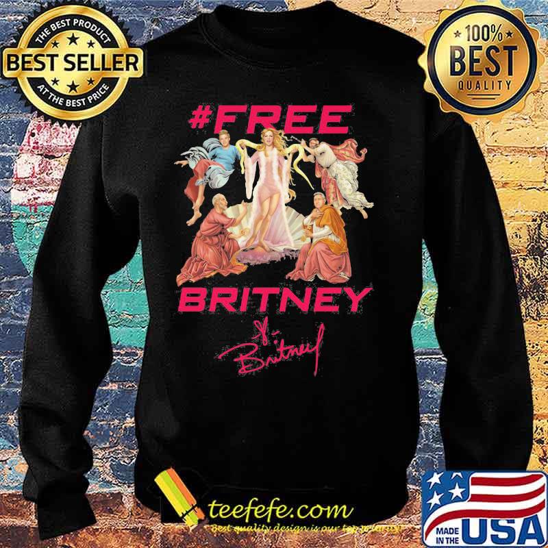 Free Britney Botticelli Birth Of Venus Signature Disney Shirt Sweater Free Britney Botticelli Birth Of Venus Signature Disney Shirt Sweater