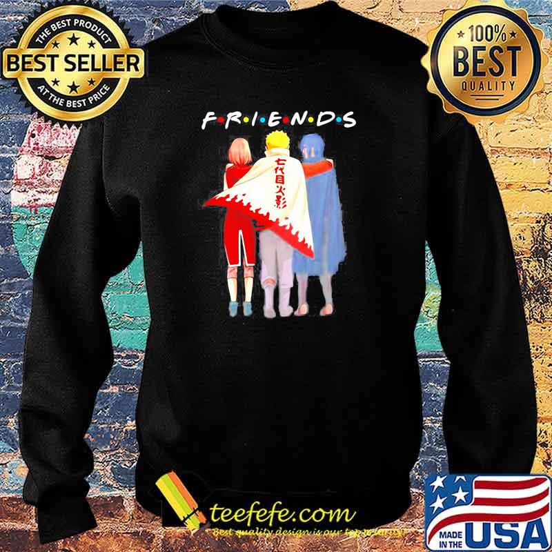 FRIENDS NARUTO SASUKE AND HARUNO SAKURA SHIRT Sweater FRIENDS NARUTO SASUKE AND HARUNO SAKURA SHIRT Sweater