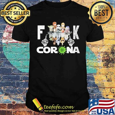 Fuck Corona Skull Star Wars Shirt