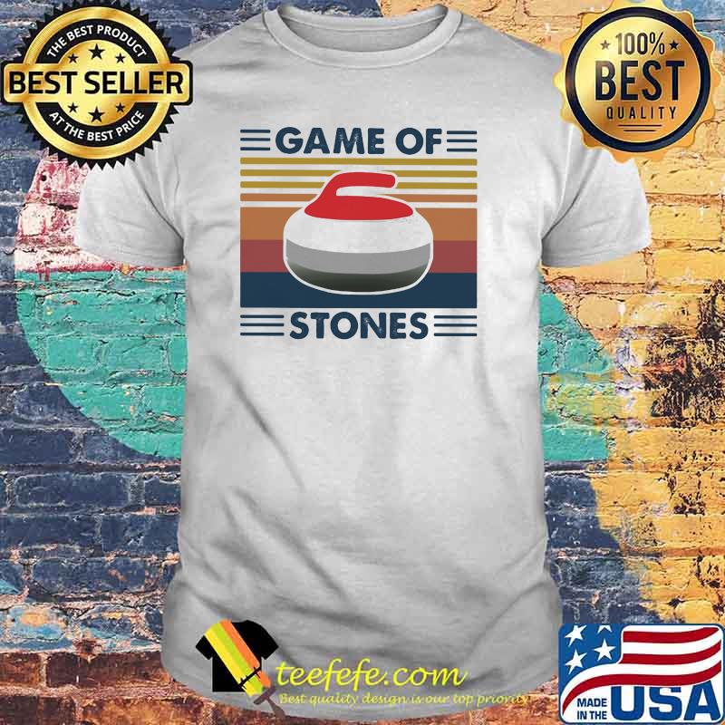 Game Of Stones Curling Vintage Shirt Game Of Stones Curling Vintage Shirt