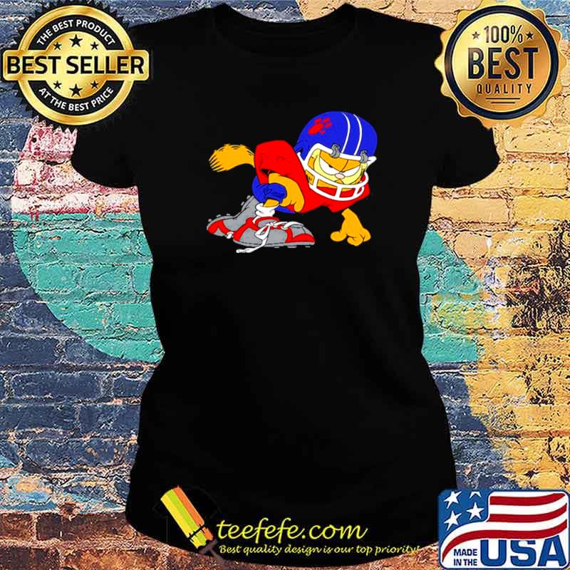 Garfield Football Kneeling Ladies tee Garfield Football Kneeling Ladies tee