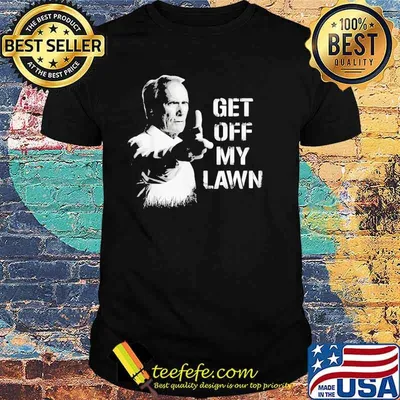 Get Off My Lawn Grumpy Man Shirt