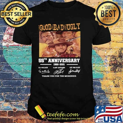 Goud Bad Ugly 55th Anniversary 1966 2021 Thank You For The Memories shirt